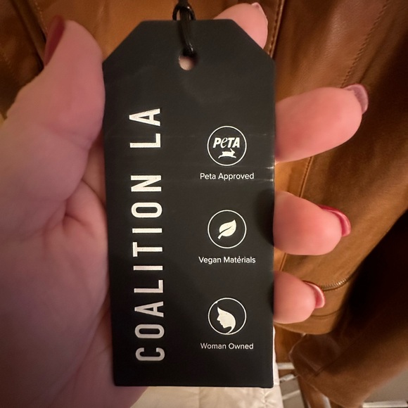 Coalition LA Vegan Leather and Suede Jacket - Picture 5 of 8